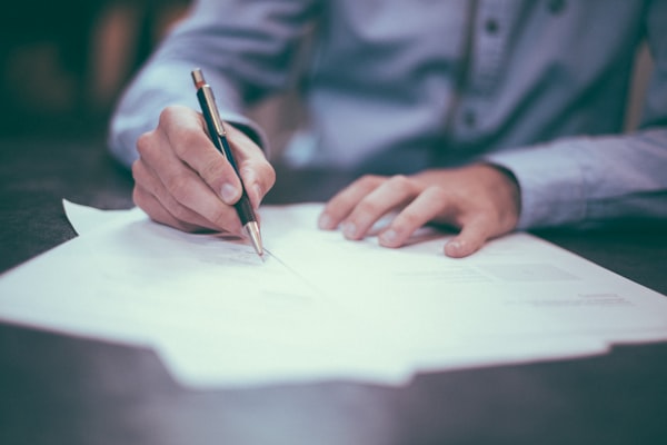 Trade compliance documents and regulatory paperwork